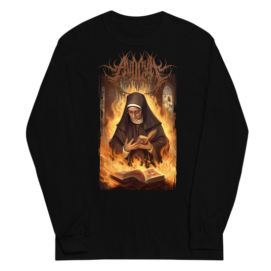 Avocyn "Burning Nun" - Men’s Long Sleeve Shirt