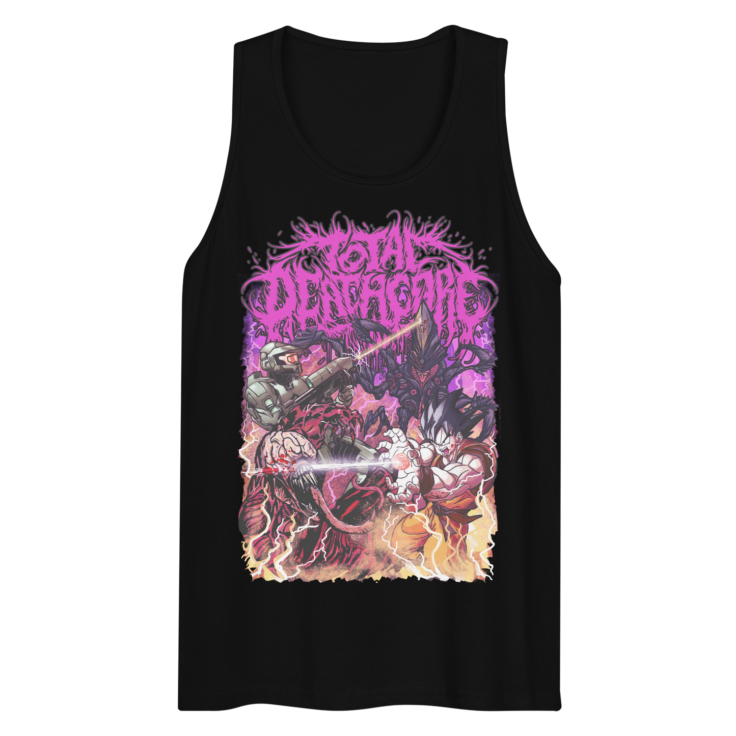 Total Deathcore "Fight For Your Life Heroes" - Men’s premium tank top