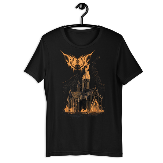 Avocyn "Burning Church II" - Unisex t-shirt