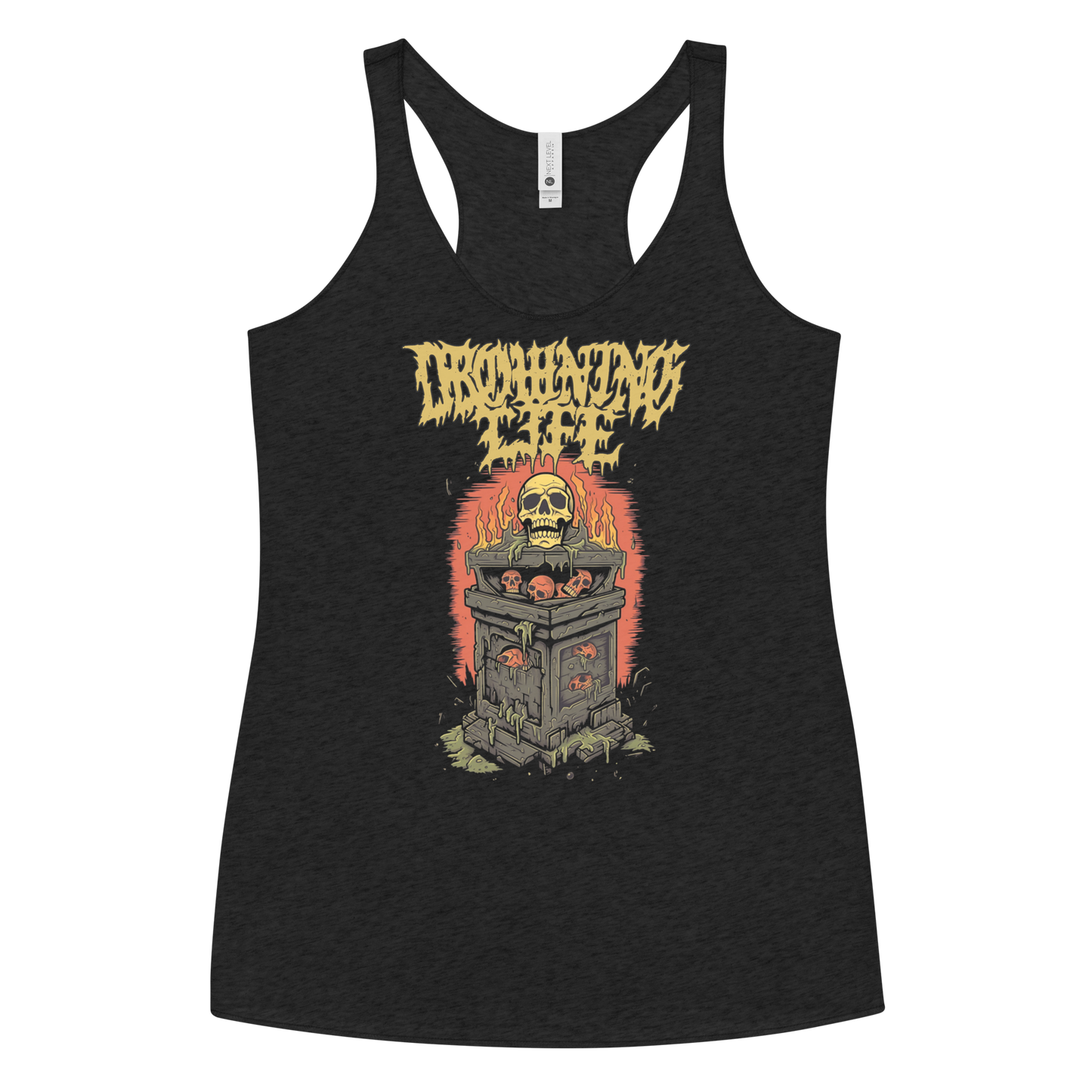 Drowning Life "Fractured Skulls" - Women's Racerback Tank