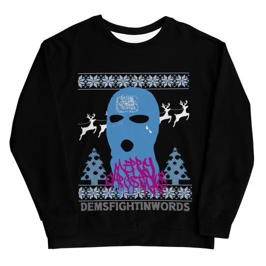 Demsfightinwords "Christmas"- Full Frontal Unisex Sweatshirt