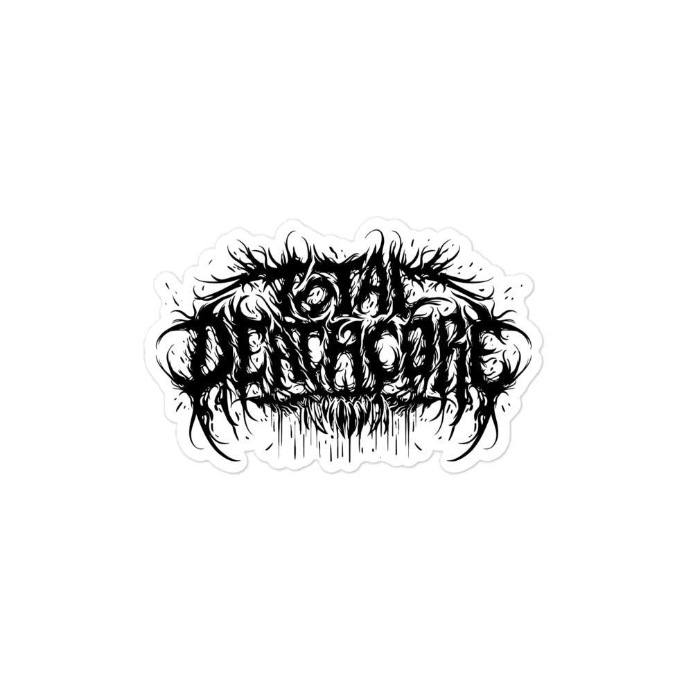 Total Deathcore "The Logo" - Bubble-free stickers