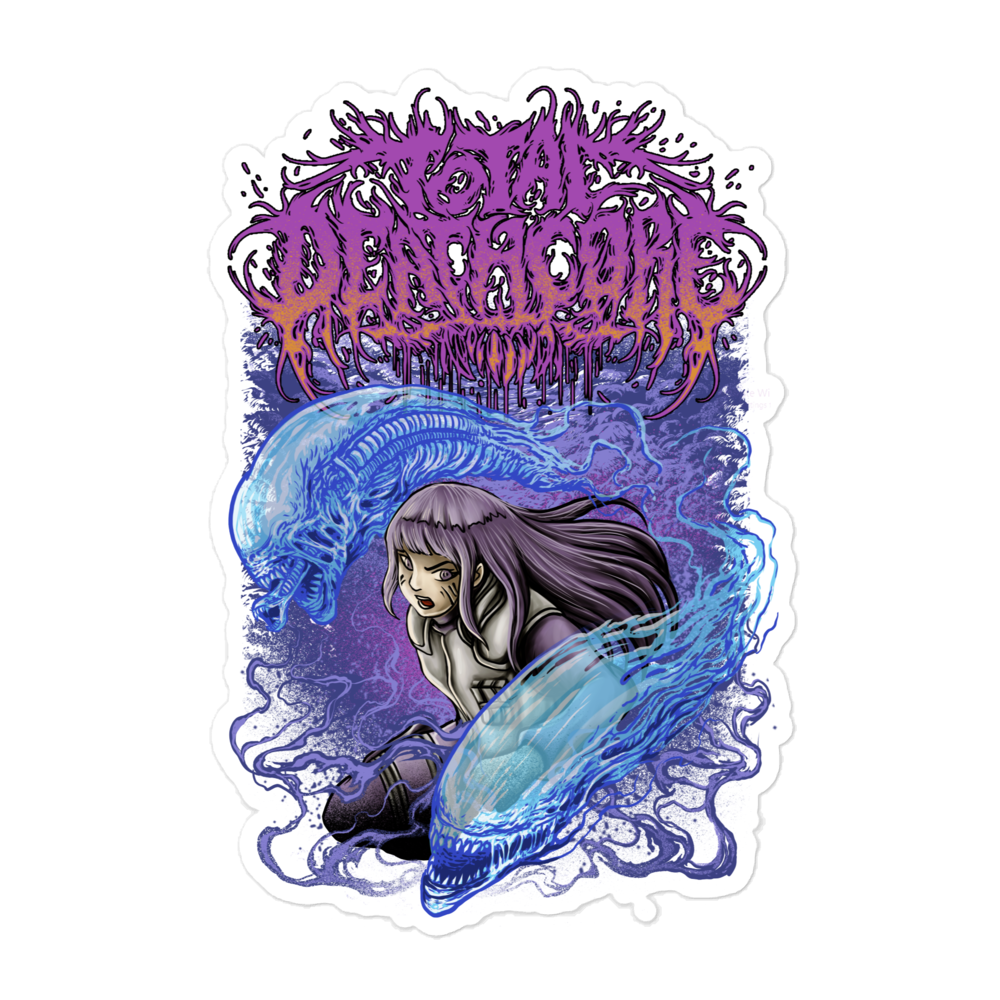 Total Deathcore "Gentle Fist" - Bubble-free stickers