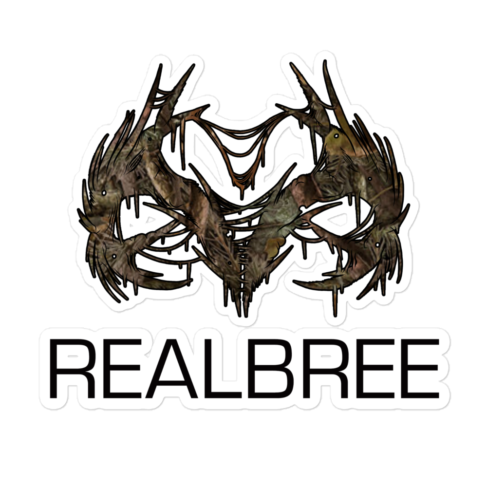 xHRVSTRx "REALBREE CAMO" - Bubble-free stickers