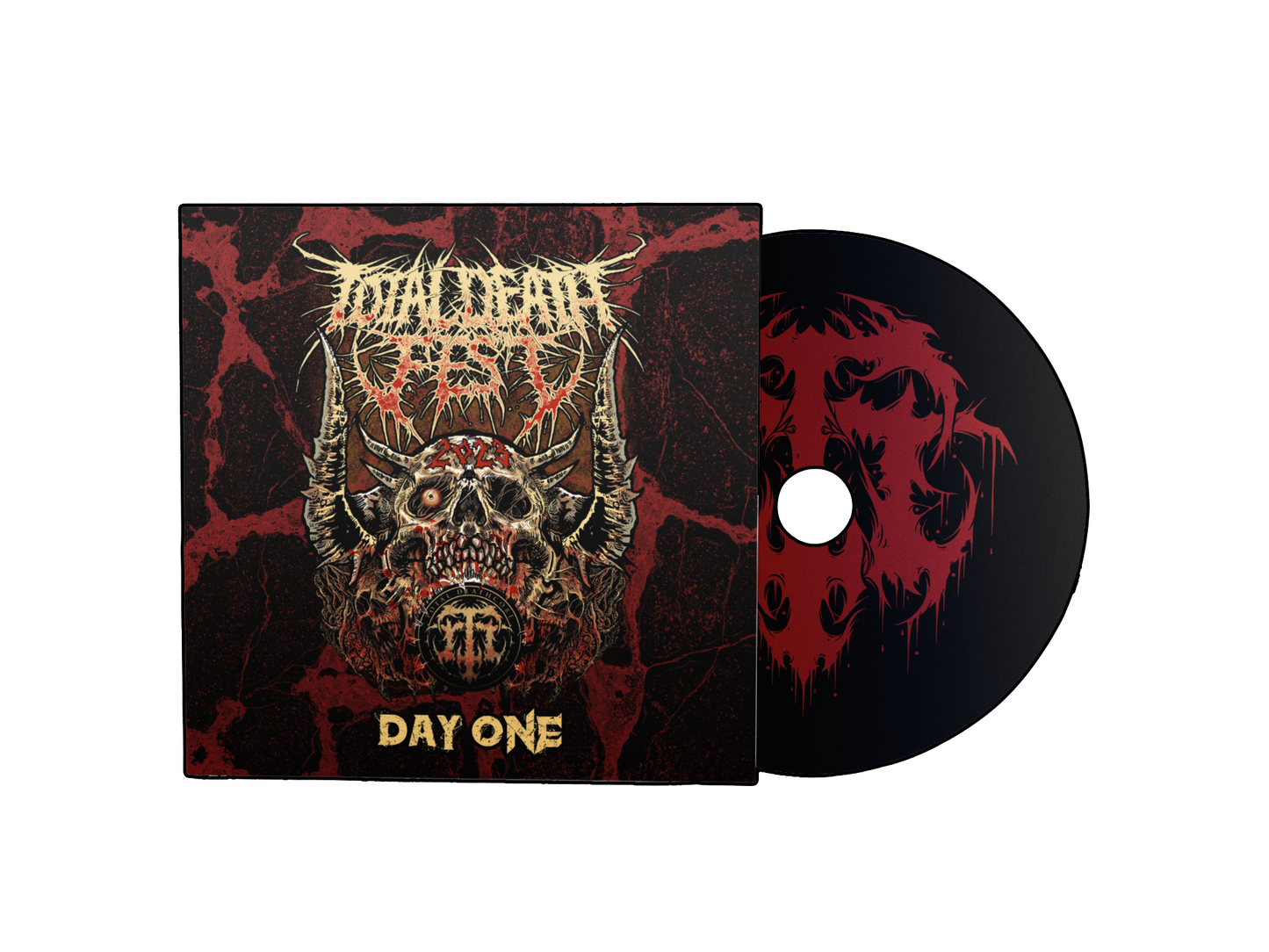 Total Deathcore's "Total Death Fest Day 1" Exclusive Limited Edition Compilation CD | Metalcore, Deathcore, Hardcore Music (CD SLEEVE)