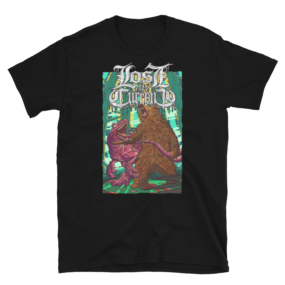 Lost In The Current "Raptor Vs Bear" - Short-Sleeve Unisex T-Shirt