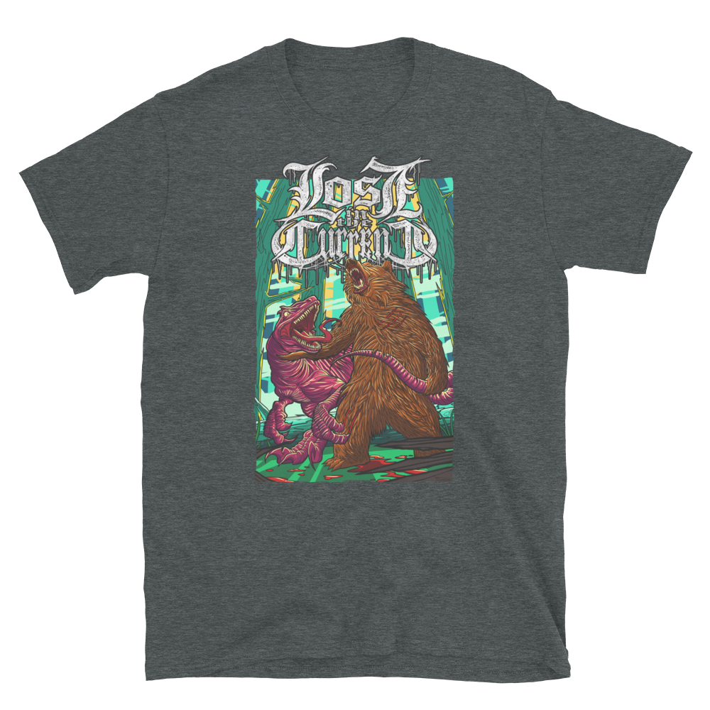 Lost In The Current "Raptor Vs Bear" - Short-Sleeve Unisex T-Shirt