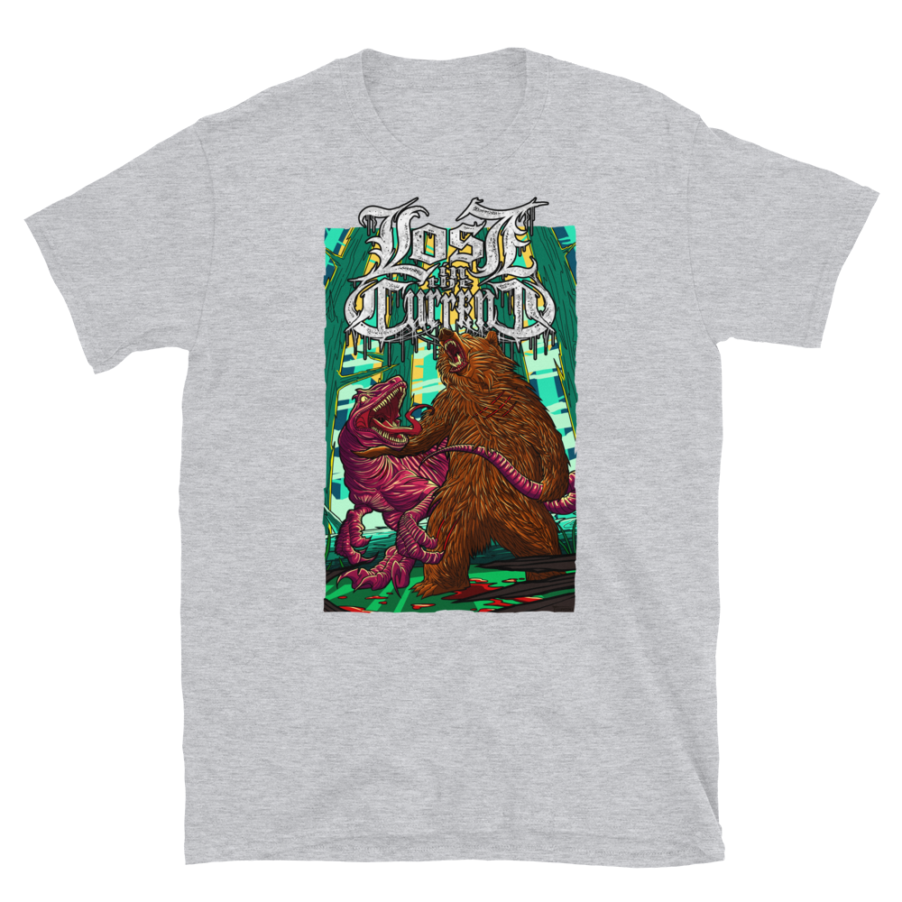 Lost In The Current "Raptor Vs Bear" - Short-Sleeve Unisex T-Shirt