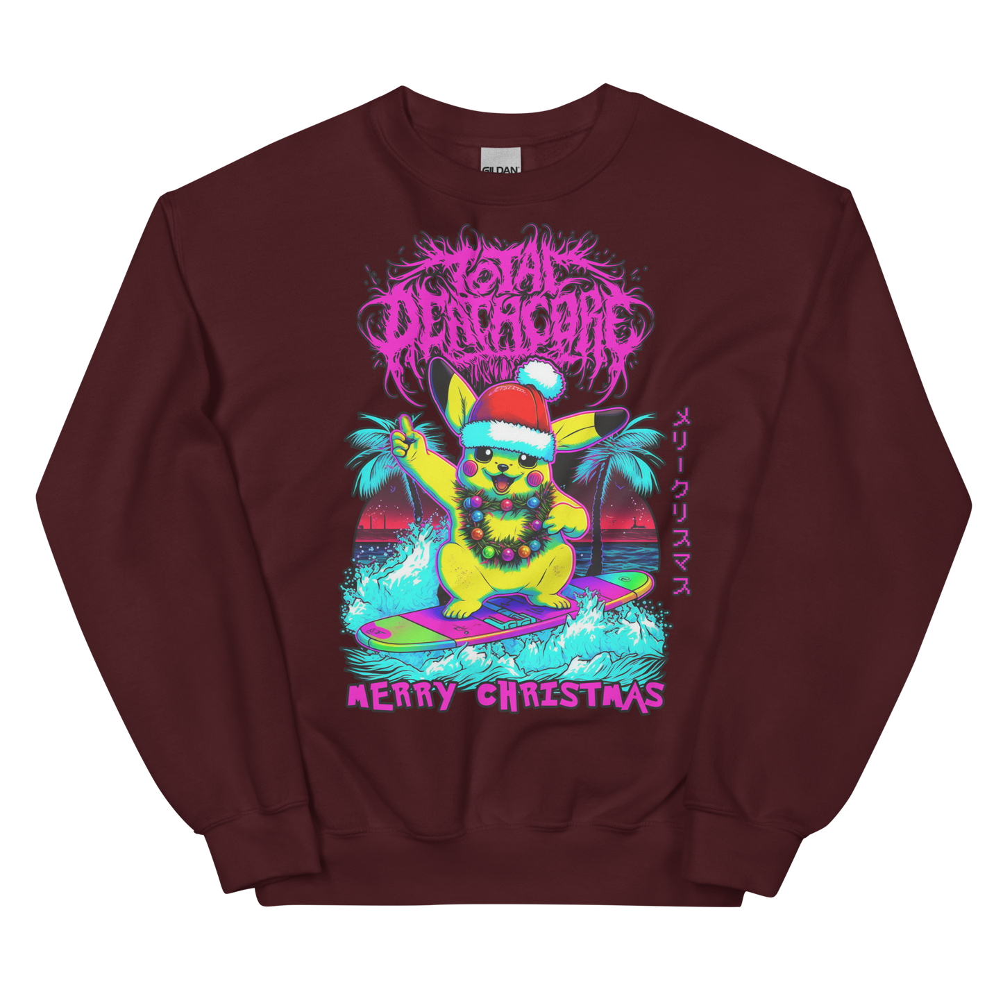 Total Deathcore "Surfs Up Xmas" - Unisex Sweatshirt