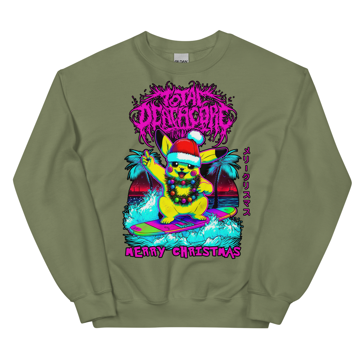 Total Deathcore "Surfs Up Xmas" - Unisex Sweatshirt