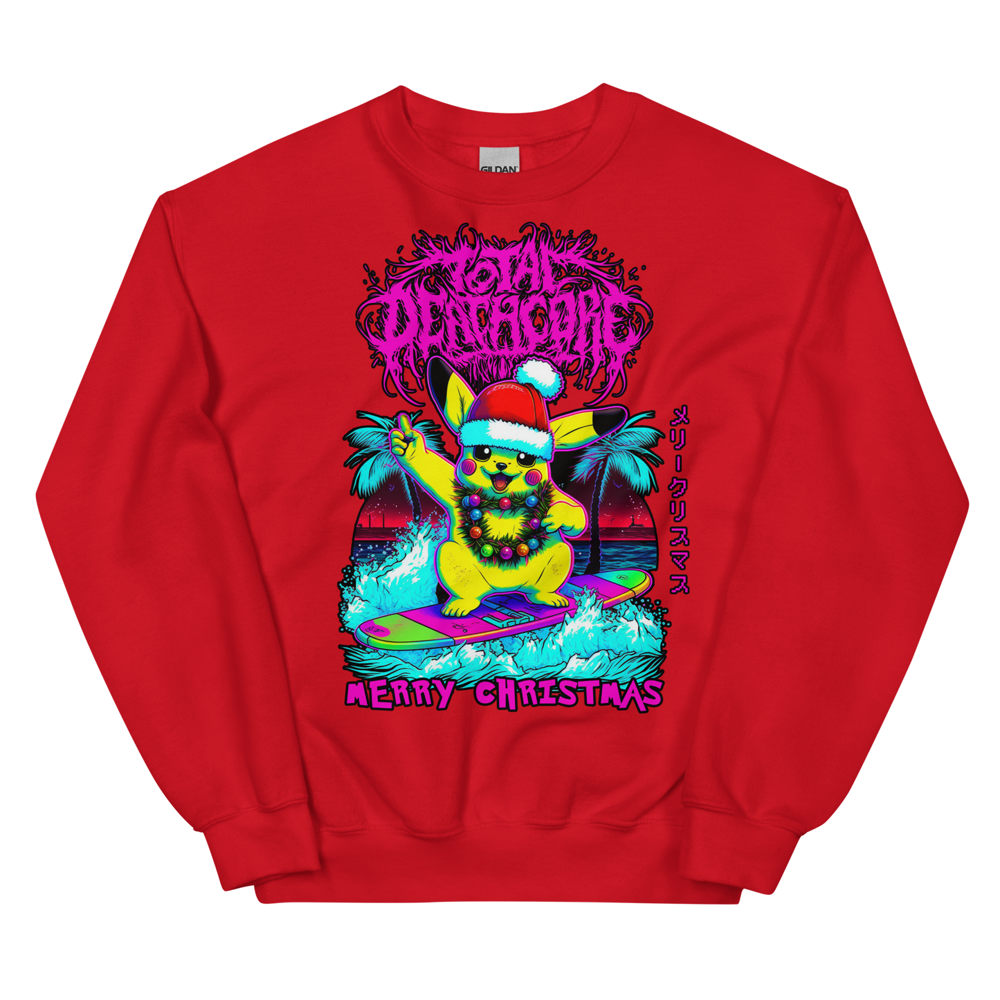 Total Deathcore "Surfs Up Xmas" - Unisex Sweatshirt