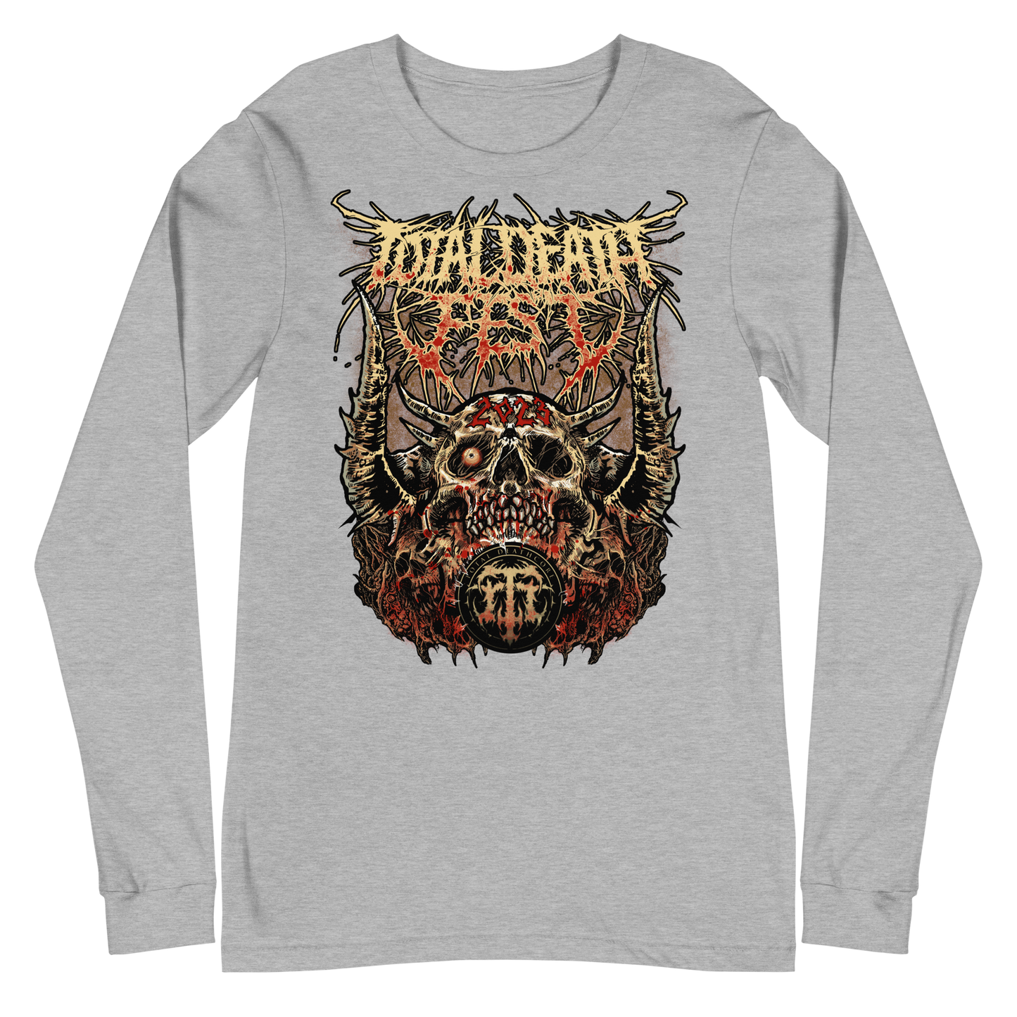 Total Death Fest Ground Zero 2023 - Unisex Long Sleeve Tee