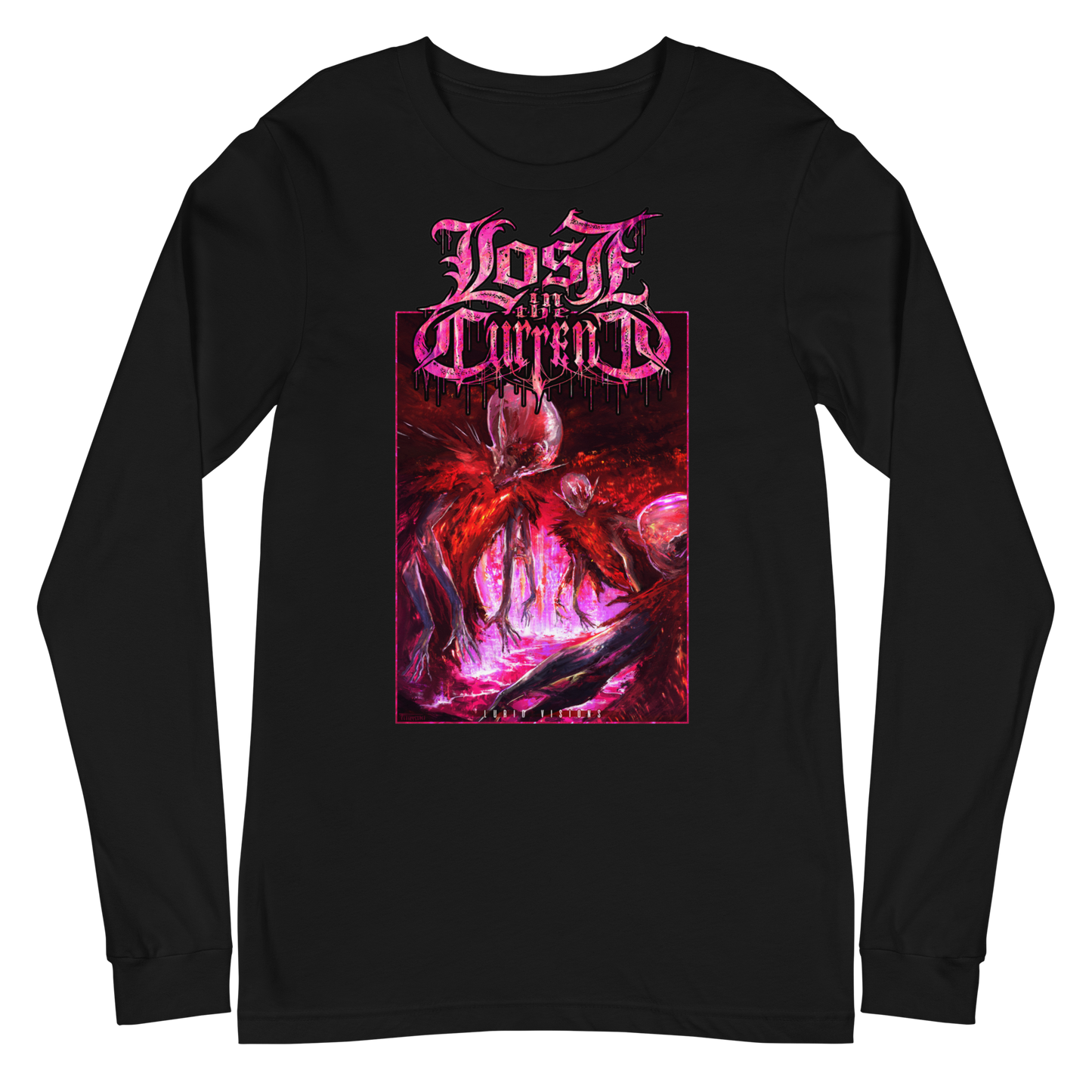 Lost In The Current "Lurid Visions" - Unisex Long Sleeve Tee