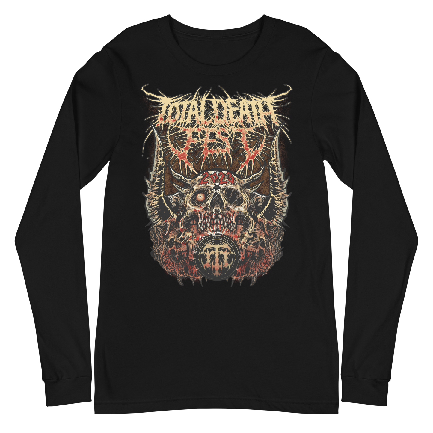 Total Death Fest Ground Zero 2023 - Unisex Long Sleeve Tee