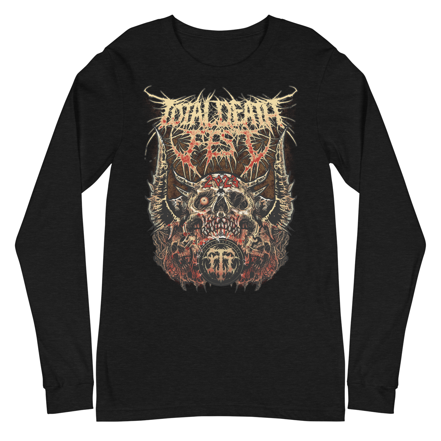 Total Death Fest Ground Zero 2023 - Unisex Long Sleeve Tee