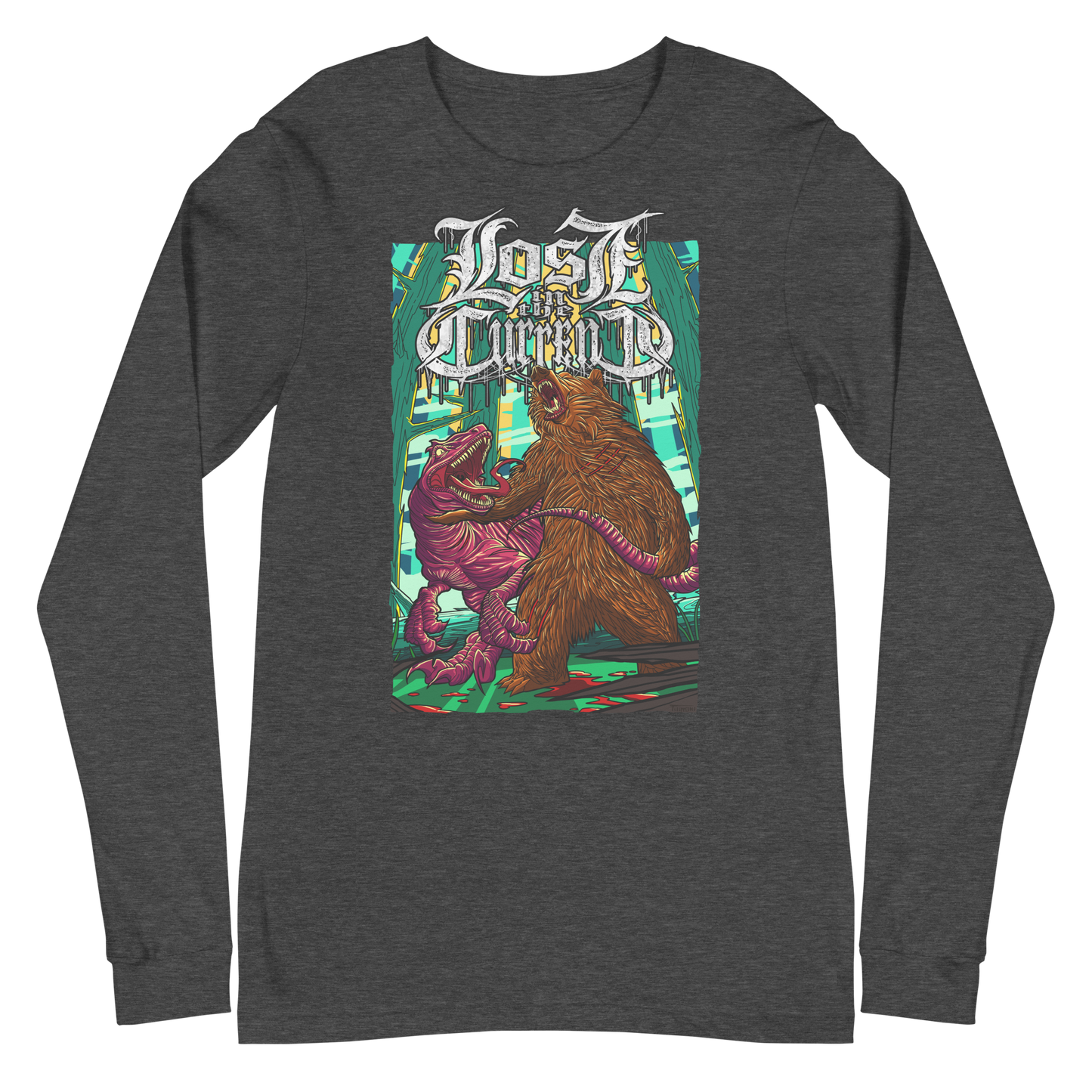 Lost In The Current "Raptor Vs Bear" - Unisex Long Sleeve Tee