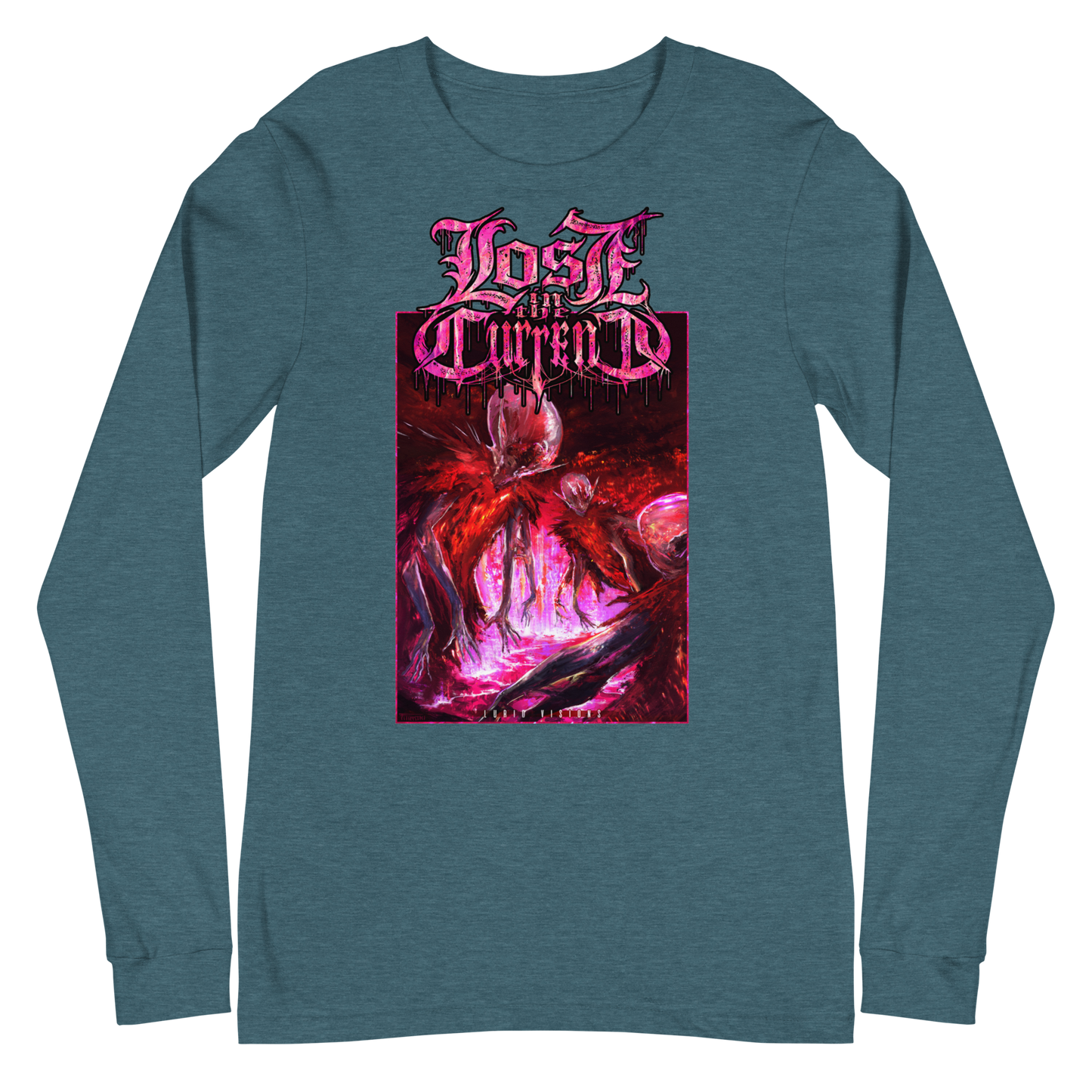 Lost In The Current "Lurid Visions" - Unisex Long Sleeve Tee