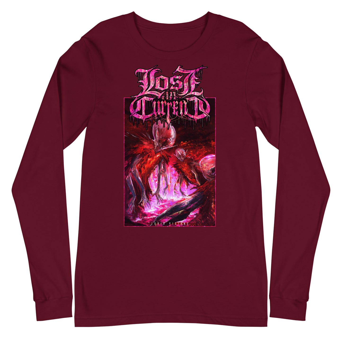 Lost In The Current "Lurid Visions" - Unisex Long Sleeve Tee