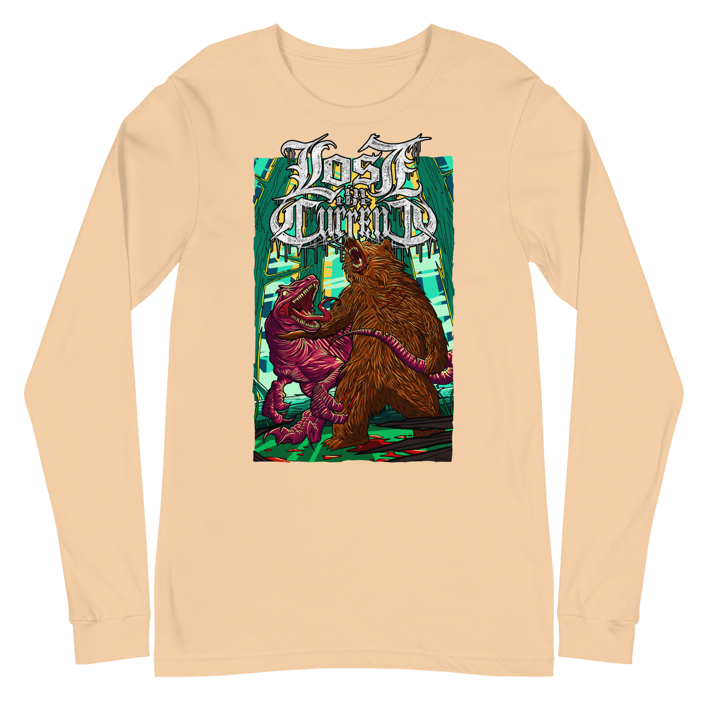 Lost In The Current "Raptor Vs Bear" - Unisex Long Sleeve Tee