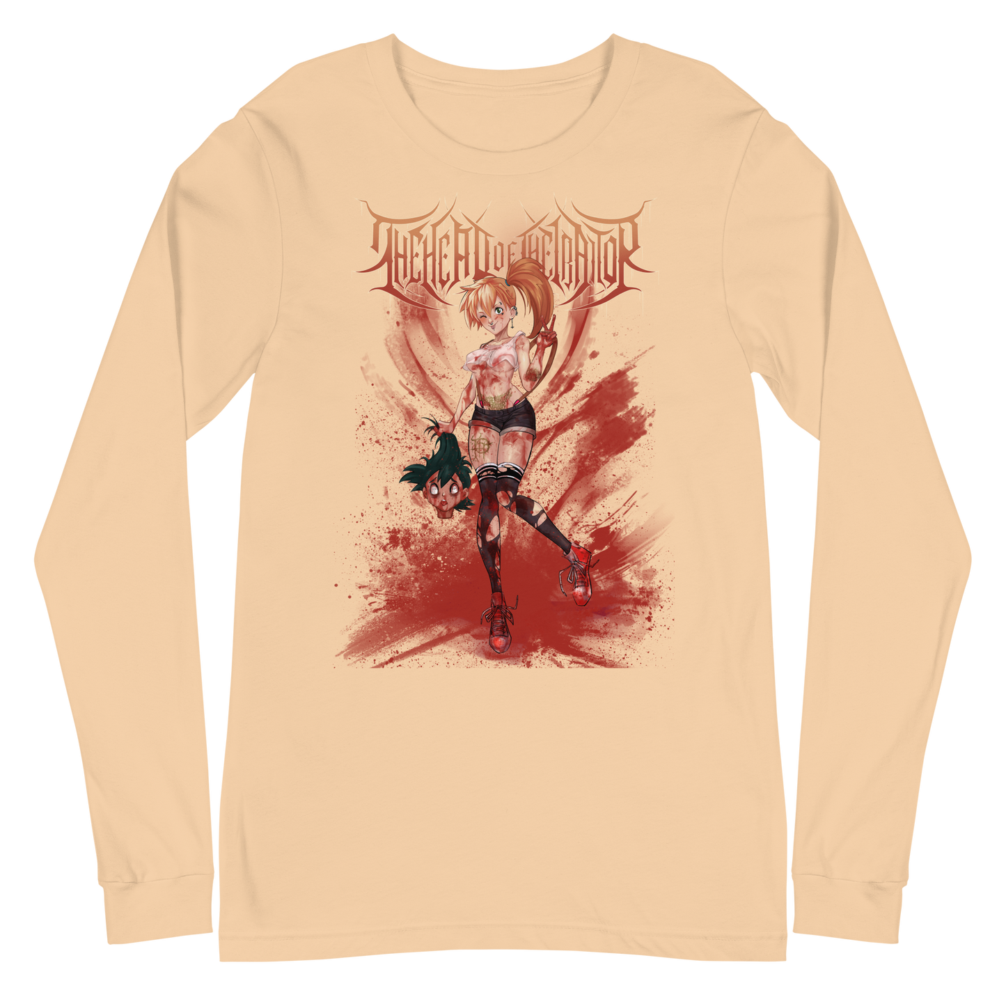 The Head of The Traitor "Bloody Mist" - Unisex Long Sleeve Tee