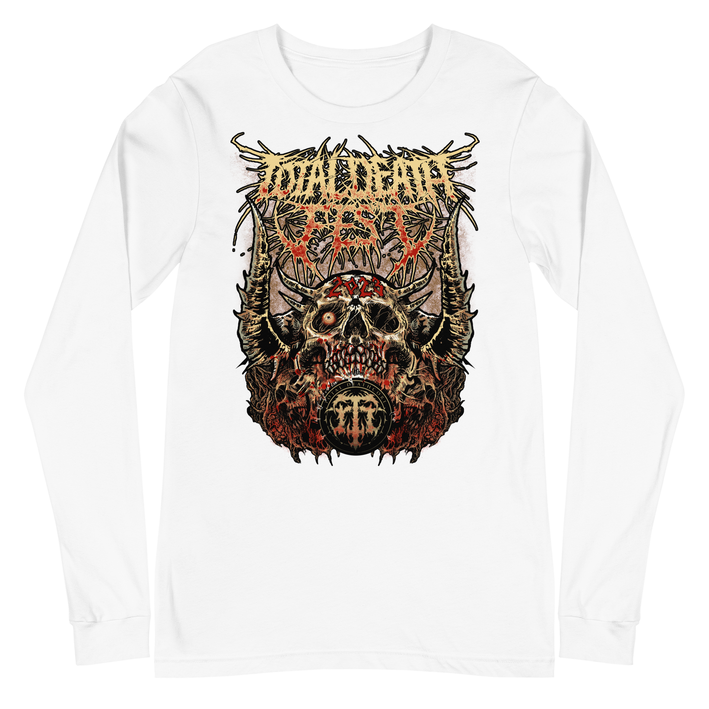 Total Death Fest Ground Zero 2023 - Unisex Long Sleeve Tee