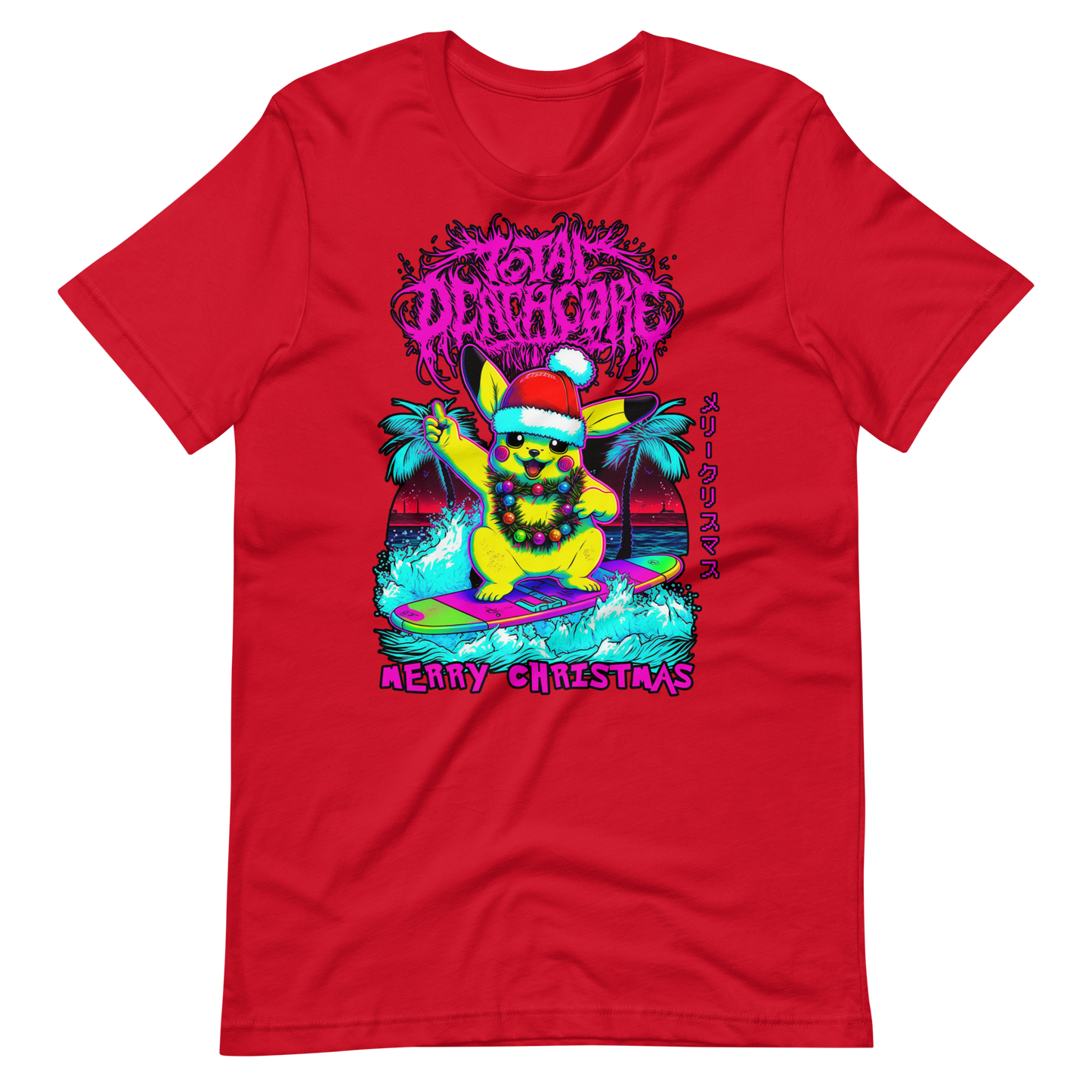 Total Deathcore "Surfs Up Xmas" - Unisex t-shirt